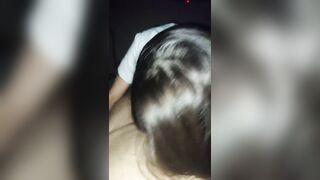 My Stepsister Woke Me up and Started Sucking My Little Penis. Sucking and Moaning