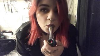 stoned leather tease -kallielonewolf