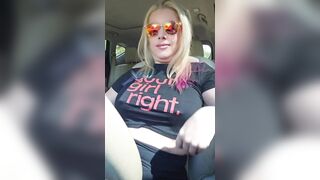 Busty hotwife running errands