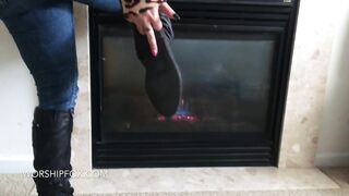 Boots by the fire