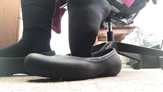 Tried to get some work done, but my feet needed to breath.