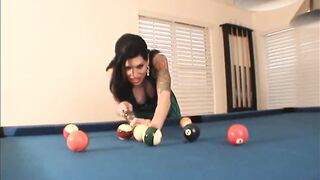 Hot Braces Wearing Brunette MILF Domonique Flowers Shows Her Hot Body & Big Melons In LOUD HARD FAST GLASS SEX-TOY SCREWING ORGASM