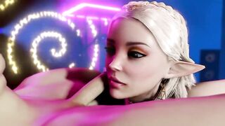 Hawt Sexy Golden-haired Suck a Mean Schlong in the Club