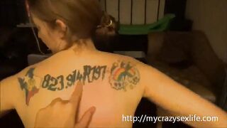 Ela Darling gives herself a squirting orgasm