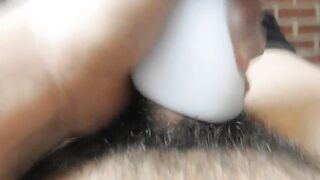 Banging my Tenga Egg (Wavy) with a cumshot