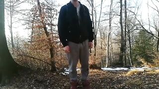 all'aperto per la troia di mia moglie che non vuole camminare