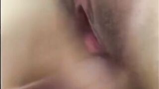 Sexually excited princess using sex-toy