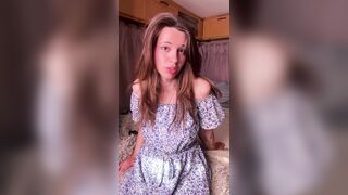 Big Jock Trans Beauty in Cute Suit Cums a Lot From Vibrator