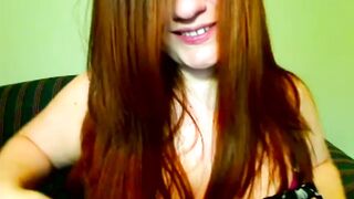 camgirl Hayden Blue fingers her dark hole and plays with her small boobs