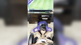 Gamer players? I suck his shlong so much this man cums on my bazookas?
