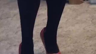 Vacuuming High Heels Fetish - ALHANA WINTER - Old Shoe Lover Video