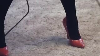 Vacuuming High Heels Fetish - ALHANA WINTER - Old Shoe Lover Video