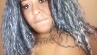Excited BBW Valentine Twat Play