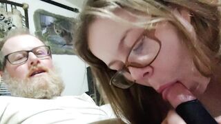 edging his penis with my mouth till i'm ready to bang him