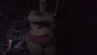 Tits Ross Shows Off Her Lightsaber