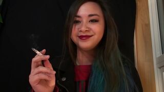 Miss Dee Nicotine Ashes On YOU - Smokin' Fetish - Ashtray POV