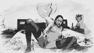 Sexy step sister cought do a deeptrought and fast fuck Animated