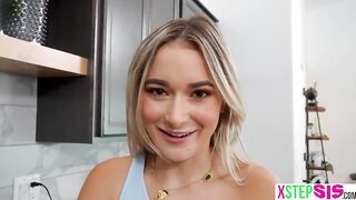 Tiny golden-haired stepsis teen always gets what she wishes too today