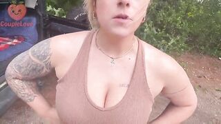 Stranded MILF Swallows a Load
