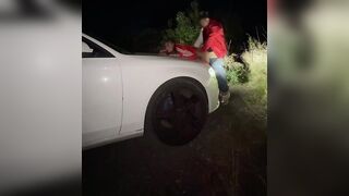 Risky Outdoor Ends After we got caught