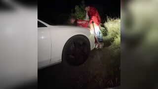 Risky Outdoor Ends After we got caught