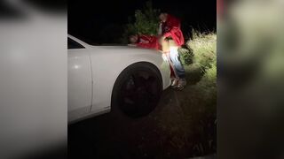 Risky Outdoor Ends After we got caught