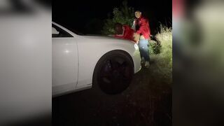 Risky Outdoor Ends After we got caught