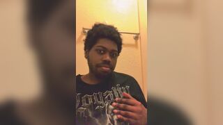 Solo boy session for the biggest cum dump