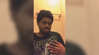 Solo boy session for the biggest cum dump