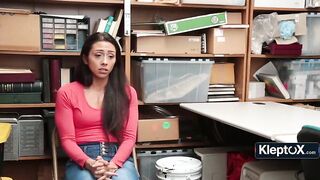 Office Backroom Deal Turns Into Desk Missionary With Guard