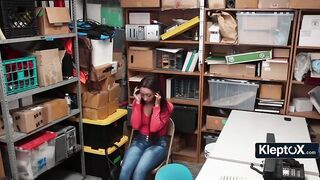 Office Backroom Deal Turns Into Desk Missionary With Guard
