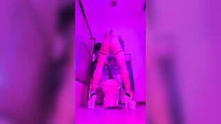 Shrouded Midnight Ballerina Anal Stretching Gape Slut