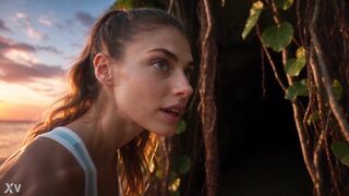 She Entered the Cave After Sunset - Something Came Out With Her - Erotic Horror Teaser AI
