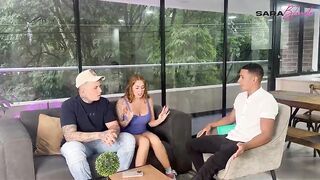 I bang my therapist during a session in front of my husband TO IMPROVE MY RELATIONSHIP – Sara Golden-haired