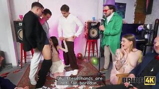 BRIDE4K. The Bride uses all three of her Holes