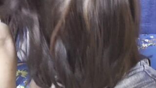 Amateur whore gets banged by two swingers