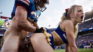 (AI Generated) NekoPunkStudio - A Cheerleader Gangbang