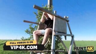 HUNT4K. Cheating in front of cuckold