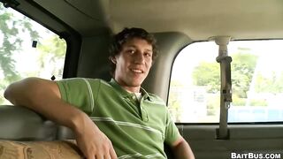 BAITBUS - Straight Stud Paul Cannon Gets An Unforgettable Blow job-job From Andrew Austen