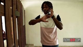 Black Chap Rough Fucks Geek Beauty With Big Titties