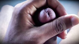 POV Close-Up Big Penis Solo Masturbation – Ribald Talking, Loud Moaning & Huge Orgasm
