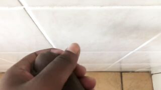 Big Black Wang After Shower