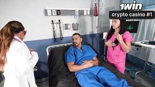 The Merely Cure For A Hard Schlong - Nurse Three-some - Miss Lexa x Vivienne Vo - Teddy Tarantino
