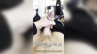 Young Twink Homosexual Hunk Jerking Off On Camera - Sex tool Fuck, Big Wang and Huge Sperm flow