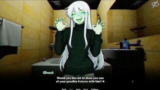 My Femboy Roomate [ HOMO Hentai Game ] Ep.7 CAUGHT masturbating by my ROOMIE in the SHOWER !
