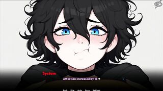 My Femboy Roomate [ HOMO Hentai Game ] Ep.7 CAUGHT masturbating by my ROOMIE in the SHOWER !