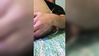 Bear showing ass balls