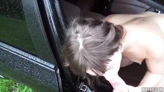 Stranded Teens - Brunette Taissia Shanti Gives Timo a Footjob Prep Before Deep Anal Penetration
