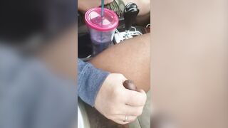 CAUGHT STROKING IN A CAR! Cumpilation of HAWT car jack off scenes!!