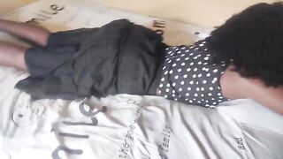 African teen visits Stepbrother in the ghetto after church